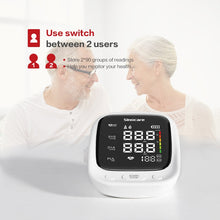 Load image into Gallery viewer, Sinocare™ Portable Electronic Blood Pressure/Sphygmomanometer Monitor (2 Users)
