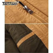 Load image into Gallery viewer, TACVASEN Military Jacket Men Winter Bomber Jacket Coat Army Safari Cotton Pilot Jacket Autumn Fashion Casual Cargo Slim Fit Coat
