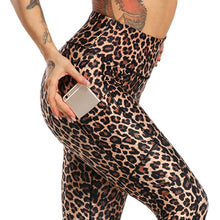 Load image into Gallery viewer, Fashion Snake Print Yoga Pants Elastic animal skin sports leggings Leopard Print Fitness Women pants High Waist gym sportswear
