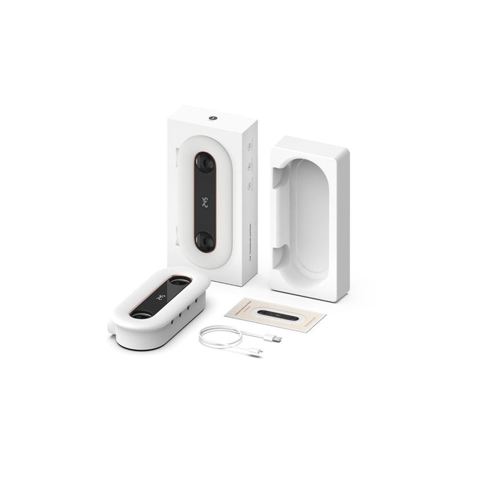 Wall Mount UVC Ultraviolet Toothbrush Sterilizer Holder Toothpaste Hanging Dispenser Shelf Squeezer with LED Display