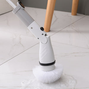 112cm Practical Cleaning Brush Kitchen Scrub Cleaner Tools Set Electric Spin Scrubber Bathroom Turbo Long Handle Cleaner