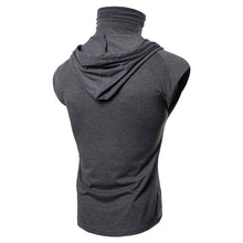 Load image into Gallery viewer, Men&#39;s Fashion Hooded Mask Tank Tops Hoodie Sleeveless Tops Male Bodybuilding Workout Tank Top Muscle Fitness Gym Clothing Summer
