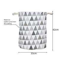 Load image into Gallery viewer, 1pc Folding Laundry Basket Round Storage Bin Bag Large Hamper Collapsible Clothes Toy Basket Bucket Organizer Large Capacity
