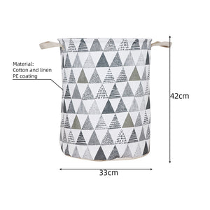 1pc Folding Laundry Basket Round Storage Bin Bag Large Hamper Collapsible Clothes Toy Basket Bucket Organizer Large Capacity