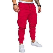 Load image into Gallery viewer, Casual Men Pants Hip Hop Joggers Pants 2019 Male Trouser Men Solid Multi-pocket Pants Homme Sweatpant Dropshipping
