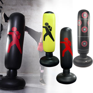 Vertical Inflatable Boxing Bag  Column Punching Bag PVC Thickening Boxing Pillar Tumbler Fitness Tool For Home Gym Fitness