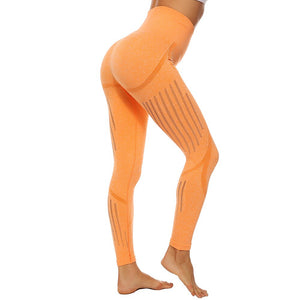 Sexy Yoga Pants Women Vital Seamless High Waist Fitness Gym Leggings Women Sport Tights Workout Yoga Hollow Sport Trainning Wear