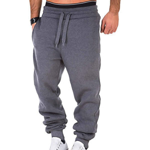 Workout Pants Sweatpants Casual Elastic Solid Drawstring Trousers 2020 New Men Loose Sports Pants Sportswear Male