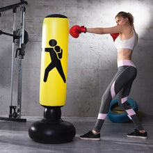 Load image into Gallery viewer, Vertical Inflatable Boxing Bag  Column Punching Bag PVC Thickening Boxing Pillar Tumbler Fitness Tool For Home Gym Fitness
