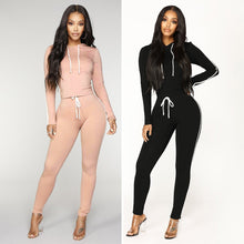 Load image into Gallery viewer, Solid Tracksuit Women Set hoodies and pants set European And American Autumn And Winter Women&#39;s New Sports Suit Two-Piece#g4
