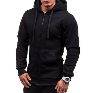 NO.13-Maxwears,Mens Sweatshirts Exercise Hoodies Workout Jackets Coat Gym Running Shirts Windbreaker