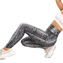 Load image into Gallery viewer, Fashion Snake Print Yoga Pants Elastic animal skin sports leggings Leopard Print Fitness Women pants High Waist gym sportswear

