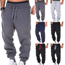 Load image into Gallery viewer, Workout Pants Sweatpants Casual Elastic Solid Drawstring Trousers 2020 New Men Loose Sports Pants Sportswear Male
