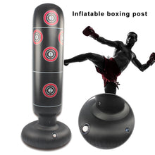 Load image into Gallery viewer, Vertical Inflatable Boxing Bag  Column Punching Bag PVC Thickening Boxing Pillar Tumbler Fitness Tool For Home Gym Fitness
