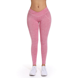 CROSS1946 Women Push Up Stretch Gym Leggings Seamless  Sports Leggings Running Sportswear Women Fitness Pants Yoga Pants 2020