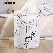 Load image into Gallery viewer, 1pc Folding Laundry Basket Round Storage Bin Bag Large Hamper Collapsible Clothes Toy Basket Bucket Organizer Large Capacity
