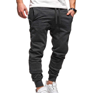 Workout Pants Sweatpants Casual Elastic Solid Drawstring Trousers 2020 New Men Loose Sports Pants Sportswear Male