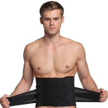 Load image into Gallery viewer, Waist Sweat Belt Lumbar Brace Strap Support Adjustable Trimmer Bandage Protector Sports Fitness Practical Accessaries Supplies
