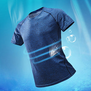 No.2 Quick Dry Compression Running t-Shirts M-6XL