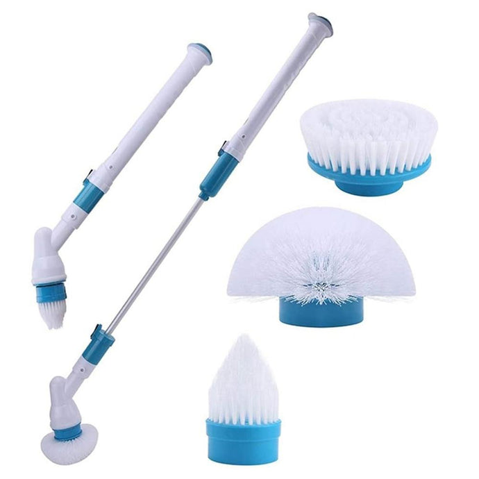 112cm Practical Cleaning Brush Kitchen Scrub Cleaner Tools Set Electric Spin Scrubber Bathroom Turbo Long Handle Cleaner