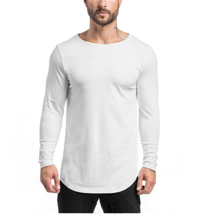 No.5 Running Sport T-shirt Tights Long Sleeve Cotton Tops Tees