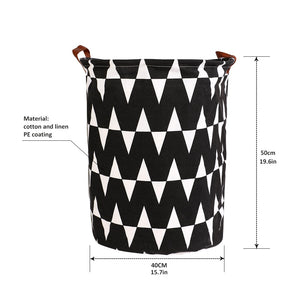 1pc Folding Laundry Basket Round Storage Bin Bag Large Hamper Collapsible Clothes Toy Basket Bucket Organizer Large Capacity