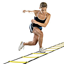 Load image into Gallery viewer, 4 Styles 5/8/10/11 Rung Nylon Straps Training Ladders Agility Speed Ladder Stairs for Soccer and Football Speed Ladder Equipment
