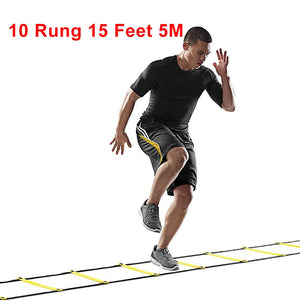 4 Styles 5/8/10/11 Rung Nylon Straps Training Ladders Agility Speed Ladder Stairs for Soccer and Football Speed Ladder Equipment