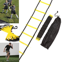 Load image into Gallery viewer, 4 Styles 5/8/10/11 Rung Nylon Straps Training Ladders Agility Speed Ladder Stairs for Soccer and Football Speed Ladder Equipment
