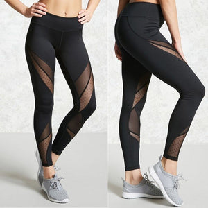 Women Mesh sport Leggings Fitness Yoga Set Pant Elastic Sport Suit Seamless Tight Gym yoga pants fitnes gym Wear sprots Clothing