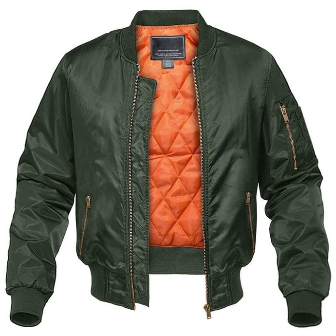 TACVASEN Winter Military Jacket Outwear Men Cotton Padded Pilot Army Bomber Jacket Coat Casual Baseball Jackets Varsity Jackets