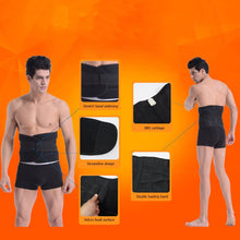 Load image into Gallery viewer, Waist Sweat Belt Lumbar Brace Strap Support Adjustable Trimmer Bandage Protector Sports Fitness Practical Accessaries Supplies
