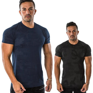 No.9 Cotton Short Sleeve Camouflage t-Shirt Men