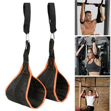 Load image into Gallery viewer, AB Sling Straps Abdominal Pullup  Heavy Hanging Belt Muscle Training Support  Crunch Gym Leg Raise Pull Up Home Gym
