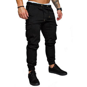 Casual Men Pants Hip Hop Joggers Pants 2019 Male Trouser Men Solid Multi-pocket Pants Homme Sweatpant Dropshipping