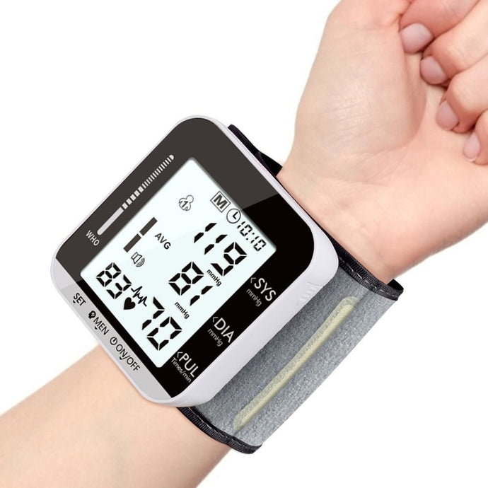 Tonometer Digital Portable Blood Pressure Monitor Cuff 