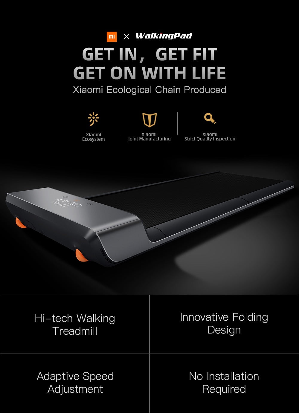 WalkingPad A1 Foldable Treadmill by Xiaomi